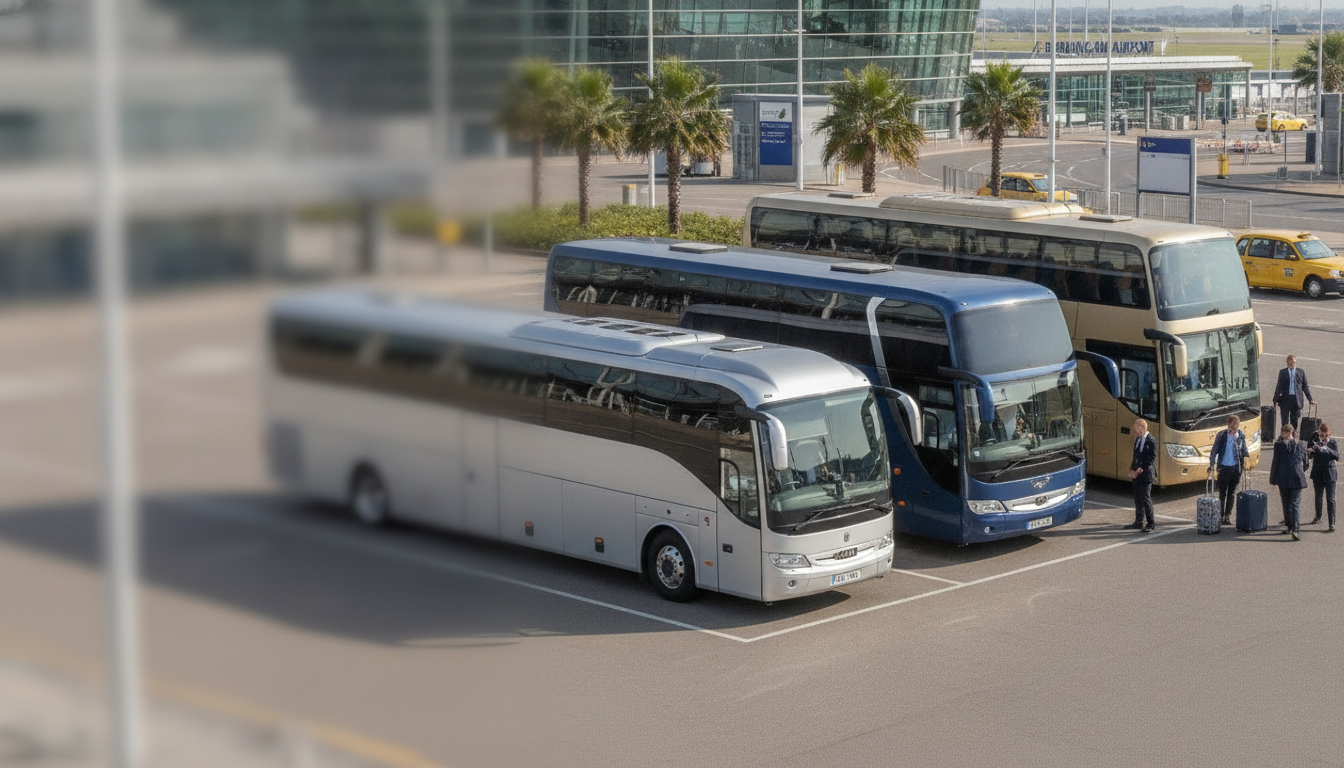 Planning a School Trip to Cadbury World? Essential Transport Tips — executive coach meeting a group at Birmingham Airport